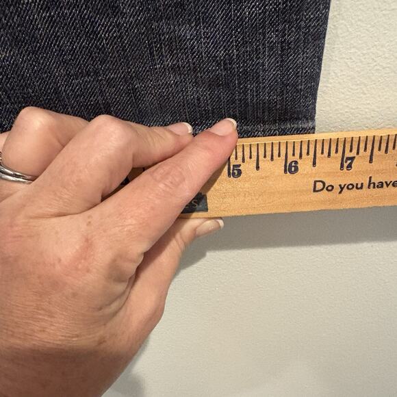 Vintage‎ Y2K Juicy Couture Flare Jeans 90s 00s Size 27 Blue Low Rise USA - Picture 10 of 14